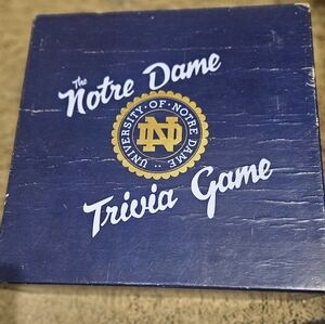 Vintage Notre Dame 1985 Trivia Game Fighting Irish College All Pieces